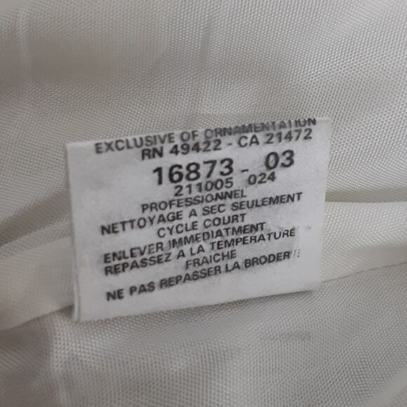 Vintage Scott McClintock 1980s Black Satin Ballgown Black Tie Evening Gown Sz 16 - Picture 10 of 14